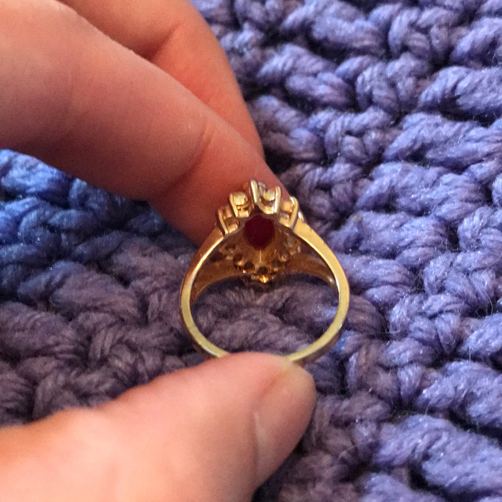 Synthesized Ruby Ring - image 5